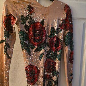 Elegant Floral Embellished Jumpsuit